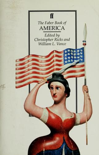 The Faber book of America cover