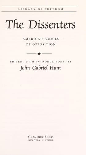 The Dissenters cover