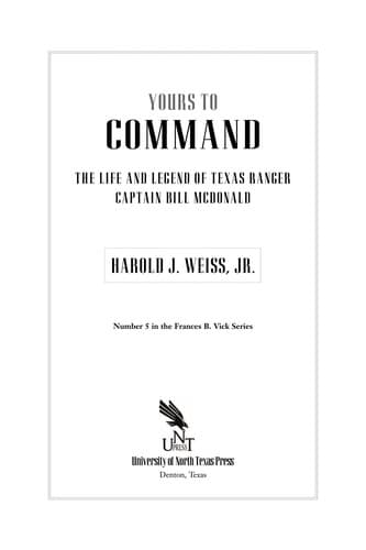 Yours to Command cover