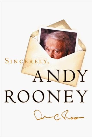 Sincerely, Andy Rooney cover