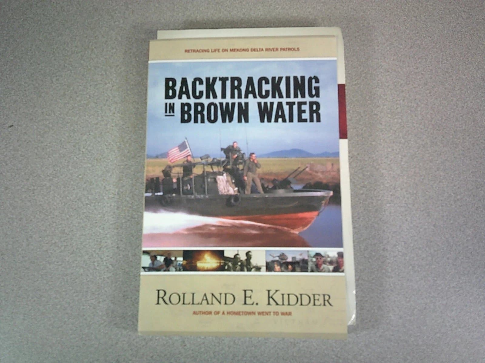 Backtracking in brown water cover