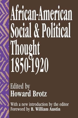 African-American Social & Political Thought 1850-1920 cover