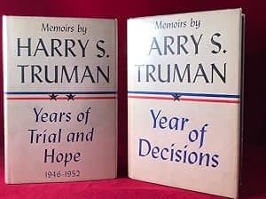 Memoirs by Harry S. Truman cover