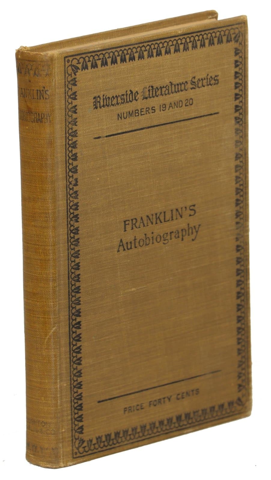 Franklin's Autobiography cover